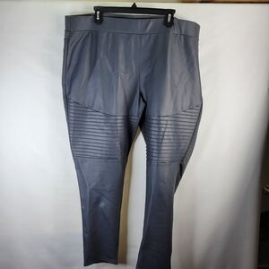 DG2 by Diane Gilman Gray Poly Spandex Polyurethane Coating Size 2X